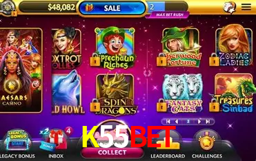 A Popularidade dos Caça-Níqueis no K55Bet